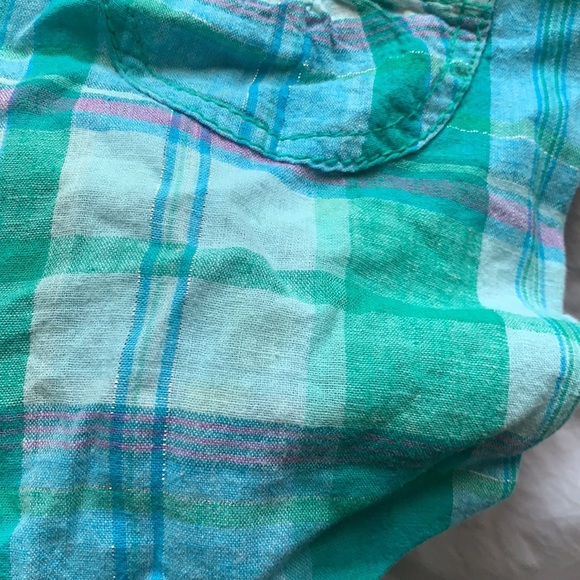 2 pairs of little girls plaid shorts - Picture 7 of 12